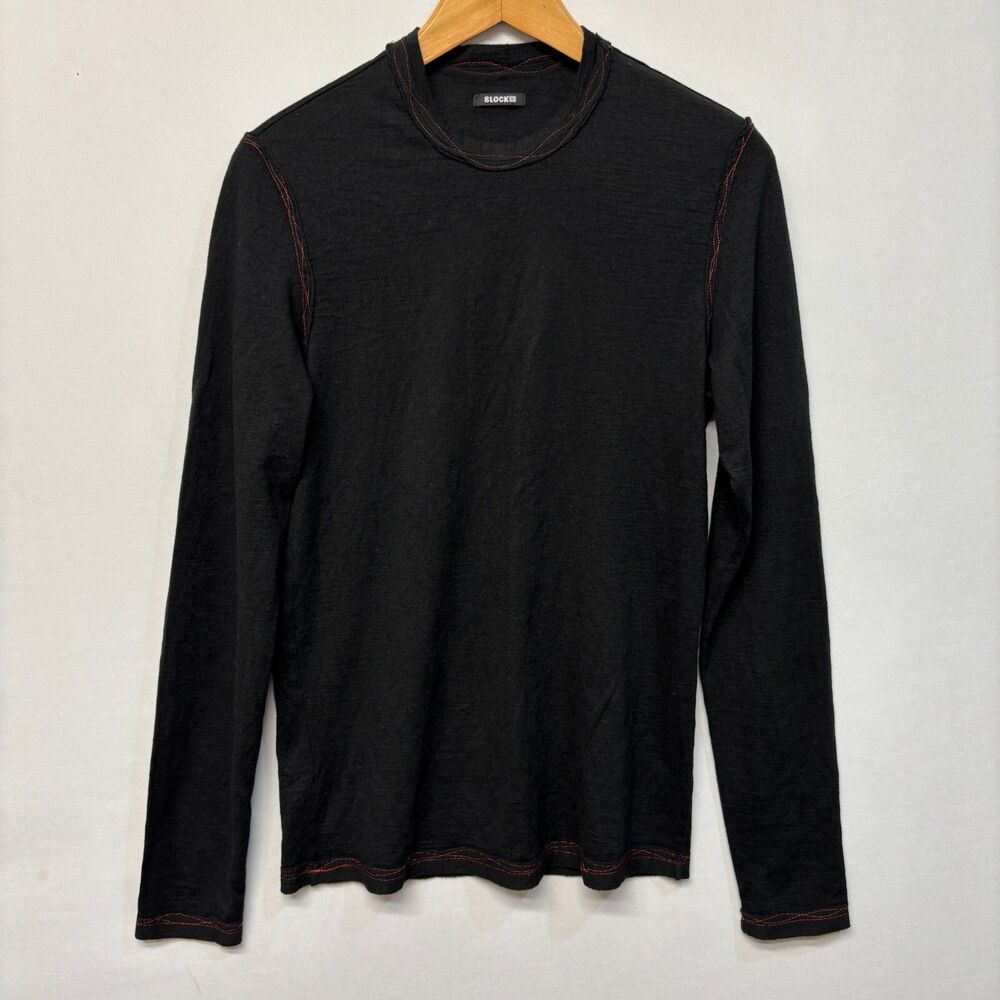 Gilmar 8 Lock 60 Men Wool Blend Top Base Layer Shirt Size Medium Italy C015 -25